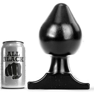 All Black XXL Plug Anal 16x11cm - Plug Anal All Black XXL Plug Anal 16x11cm - Plug Anal