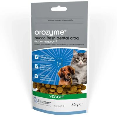 Orozyme Bucco-Fresh Dent. - Friandises Dentaires pour animaux de moins de 10kg Orozyme Bucco-Fresh Dent. - Friandises Dentaires pour animaux de moins de 10kg