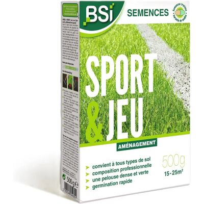 Graines de Gazon - Sport & Jeu - 500g - Jusqu'à 25 m² - Publicité Graines de Gazon - Sport & Jeu - 500g - Jusqu'à 25 m² - Publicité