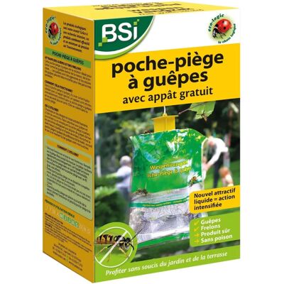 BSI Piège à Guêpes - Piège à Guêpes, Appât Écologique, Usage Unique - Publicité BSI Piège à Guêpes - Piège à Guêpes, Appât Écologique, Usage Unique - Publicité