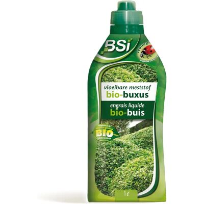 Engrais Organique Liquide BSI pour Buis - Stimule & Éclat - Publicité Engrais Organique Liquide BSI pour Buis - Stimule & Éclat - Publicité
