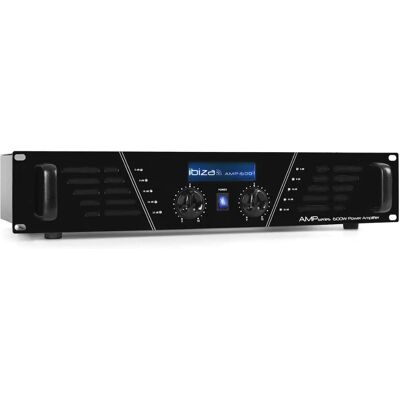 Ibiza Sound AMP600 2x480W - Noir - Amplificateur - Publicité Ibiza Sound AMP600 2x480W - Noir - Amplificateur - Publicité