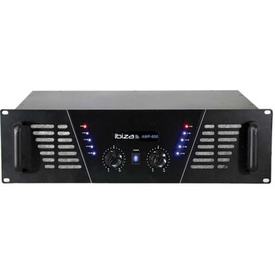 Ibiza Sound AMP-800 Amplificateur audio 1200W - Montage en rack professionnel - Publicité Ibiza Sound AMP-800 Amplificateur audio 1200W - Montage en rack professionnel - Publicité