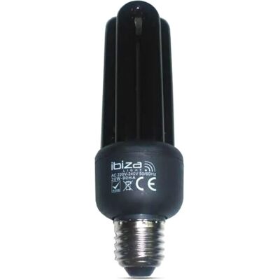 Lampe UV Noire Ibiza Light 25W 3U E27 - Économie d'énergie - Publicité Lampe UV Noire Ibiza Light 25W 3U E27 - Économie d'énergie - Publicité