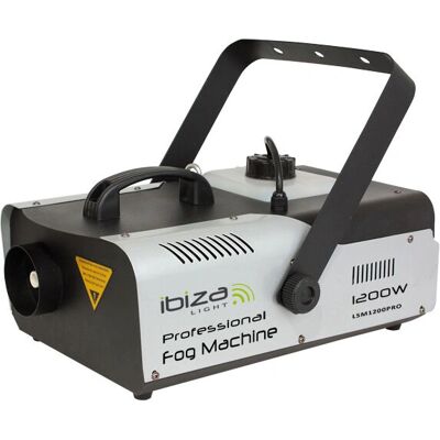 Ibiza Light LSM1200PRO Máquina de humo - 1200W Programable Negra Ibiza Light LSM1200PRO Máquina de humo - 1200W Programable Negra