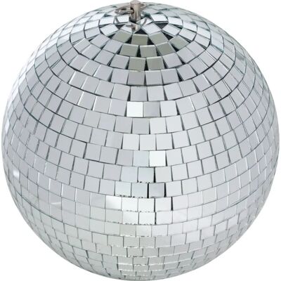 Ibiza Light Boule Disco 30cm - Facettes Miroir - Publicité Ibiza Light Boule Disco 30cm - Facettes Miroir - Publicité