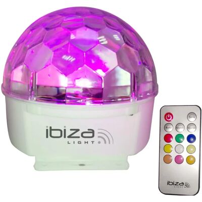 Effet LED Astro Ibiza - 9 Couleurs - Projecteur avec Contrôle Micro Effet LED Astro Ibiza - 9 Couleurs - Projecteur avec Contrôle Micro