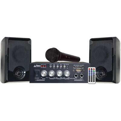 Système de Karaoké Party Light Sound - Bluetooth USB SD Micro Système de Karaoké Party Light Sound - Bluetooth USB SD Micro