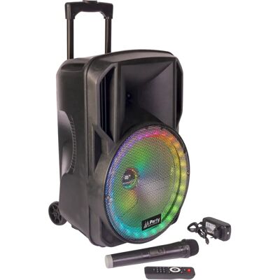 Altavoz Bluetooth portátil PARTY Light & Sound 15RGB - Negro Altavoz Bluetooth portátil PARTY Light & Sound 15RGB - Negro
