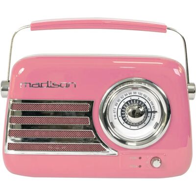 Madison FREESOUND-VR40P Pink Tragbarer Bluetooth-Lautsprecher - Tragbares Audiogerät Madison FREESOUND-VR40P Pink Tragbarer Bluetooth-Lautsprecher - Tragbares Audiogerät