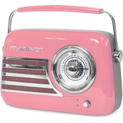 Madison FREESOUND-VR40P Różowy Przenośny Głośnik Bluetooth - Urządzenie audio przenośne Madison FREESOUND-VR40P Różowy Przenośny Głośnik Bluetooth - Urządzenie audio przenośne