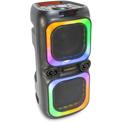 Haut-parleur Bluetooth portable Madison NASH60 - Microphone, USB, LED - Publicité Haut-parleur Bluetooth portable Madison NASH60 - Microphone, USB, LED - Publicité