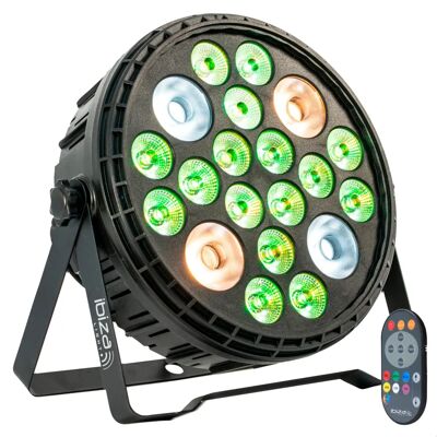 Ibiza Light BIGPAR-16RGBW4WWCW - projecteur PAR LED RGBW 4-en-1 - Publicité Ibiza Light BIGPAR-16RGBW4WWCW - projecteur PAR LED RGBW 4-en-1 - Publicité