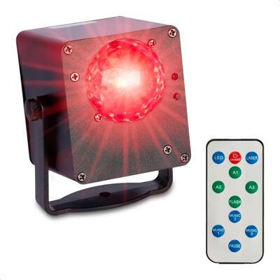 Ibiza Light TINYLED-RGB-ASTRO - Kabelloser RGB-LED-Effekt Ibiza Light TINYLED-RGB-ASTRO - Kabelloser RGB-LED-Effekt