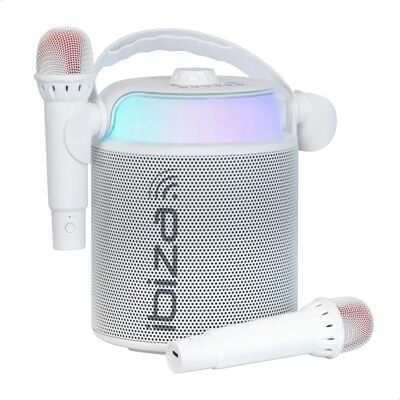 Sistema de Karaoke Bluetooth Ibiza con 2 Micrófonos - Sistema de Karaoke Sistema de Karaoke Bluetooth Ibiza con 2 Micrófonos - Sistema de Karaoke