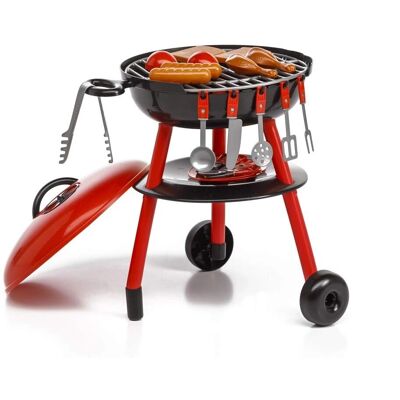 Paradiso Toys Rood Speelgoed BBQ Party Set - Speelgoed Barbecue voor Kinderen Paradiso Toys Rood Speelgoed BBQ Party Set - Speelgoed Barbecue voor Kinderen