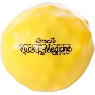 SPORDAS Yuck-E Medicine - Poids variable - Ballon médicinal - Publicité SPORDAS Yuck-E Medicine - Poids variable - Ballon médicinal - Publicité