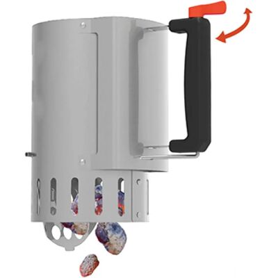 Barbecook Edelstahl Kaminanzünder - Kaminanzünder für Kohle Barbecook Edelstahl Kaminanzünder - Kaminanzünder für Kohle