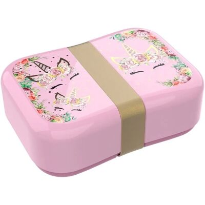 Bandabu Unicorn Lunchbox - Rosa, Sikkert lokk - Lunchbox Bandabu Unicorn Lunchbox - Rosa, Sikkert lokk - Lunchbox