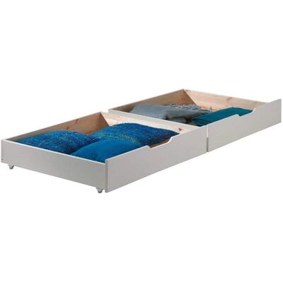 Vipack Pino 2 Tiroirs en Pin - Rangement Chambre - Publicité Vipack Pino 2 Tiroirs en Pin - Rangement Chambre - Publicité