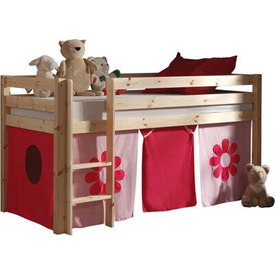 VIPACK Pino Pink Kinder Hochbett - Sicherheitsgeländer VIPACK Pino Pink Kinder Hochbett - Sicherheitsgeländer