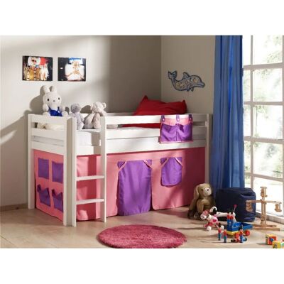 PINOO-12 Hochbett mit Vorhängen - Kinderzimmermöbel PINOO-12 Hochbett mit Vorhängen - Kinderzimmermöbel