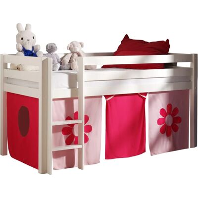 VIPACK Pino Hochbett Pink - Kinder Massivholz VIPACK Pino Hochbett Pink - Kinder Massivholz