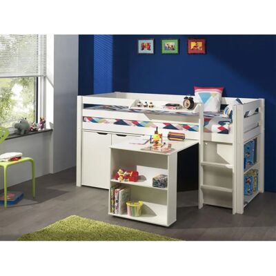 PINOO Kinderzimmer-Set - Hochbett, Schreibtisch, Regale & Kommode - Kinderzimmer PINOO Kinderzimmer-Set - Hochbett, Schreibtisch, Regale & Kommode - Kinderzimmer