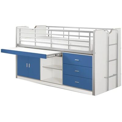 VIPACK Blau/Weiß Hochbett - Kinder Schlaf & Arbeiten VIPACK Blau/Weiß Hochbett - Kinder Schlaf & Arbeiten
