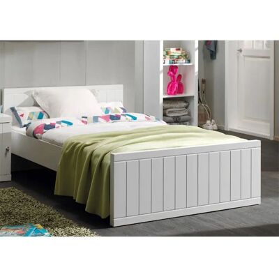Vipack Einzelbett 120x200 Weiß - Bett Vipack Einzelbett 120x200 Weiß - Bett