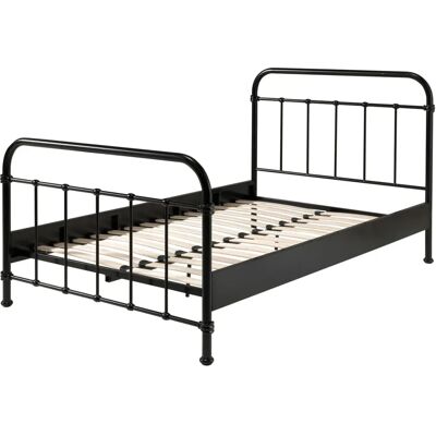 Vipack Kinderbett - 120x200cm - Schwarz - Kinderbett Vipack Kinderbett - 120x200cm - Schwarz - Kinderbett