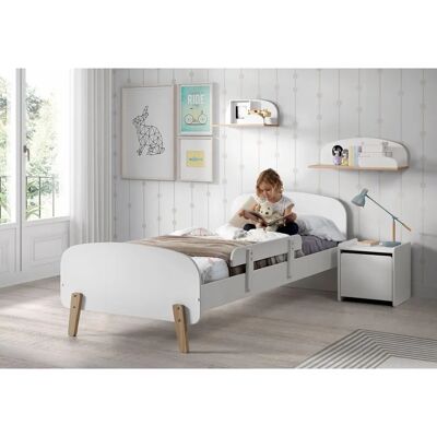 Vipack Kiddy Nachttisch - 40x40x36cm - Weiß - Nachttisch Vipack Kiddy Nachttisch - 40x40x36cm - Weiß - Nachttisch