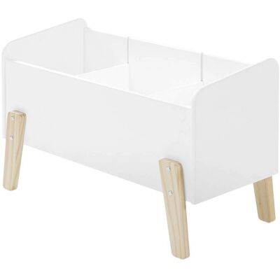 Vipack Kiddy Cofre de Juguetes - Blanco - Almacenamiento Seguro y Espacioso Vipack Kiddy Cofre de Juguetes - Blanco - Almacenamiento Seguro y Espacioso