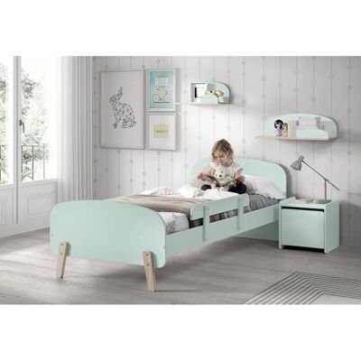 Vipack Kiddy Nachttisch - Grün, MDF, 40cm x 40cm x 36cm - Nachttisch Vipack Kiddy Nachttisch - Grün, MDF, 40cm x 40cm x 36cm - Nachttisch