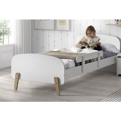 Vipack KIDDY Lit Enfant Blanc 90x200 - Publicité Vipack KIDDY Lit Enfant Blanc 90x200 - Publicité