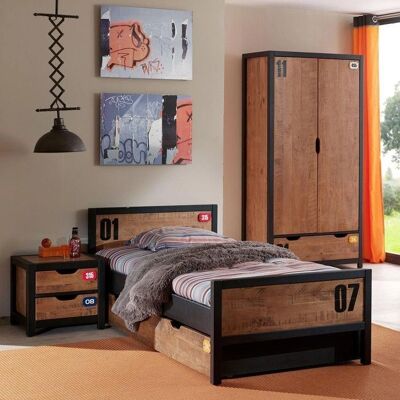 Vipack Alex Lit avec Rangement - Ensemble Chambre Enfant - Publicité Vipack Alex Lit avec Rangement - Ensemble Chambre Enfant - Publicité
