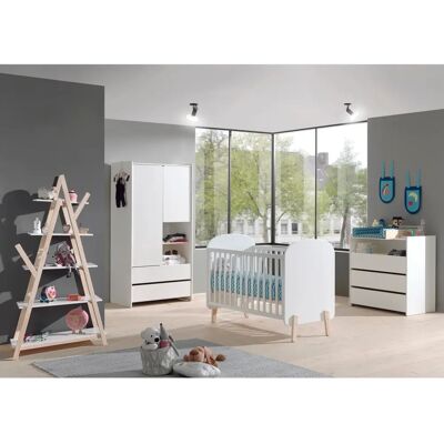 VIPACK Babybett Weiß 60x120cm Verstellbare Matratzenhöhe - Kinderbett VIPACK Babybett Weiß 60x120cm Verstellbare Matratzenhöhe - Kinderbett