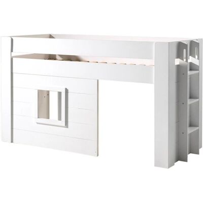 VIPACK Noah Stapelbed - Wit, 90x200, MDF, Geen Matras VIPACK Noah Stapelbed - Wit, 90x200, MDF, Geen Matras