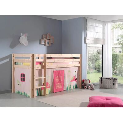 VIPACK Pino Lit en Mezzanine Beige avec Variantes - Lit en Mezzanine - Publicité VIPACK Pino Lit en Mezzanine Beige avec Variantes - Lit en Mezzanine - Publicité