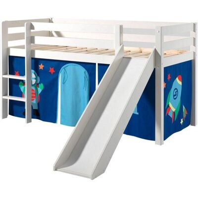 VIPACK Pino Hochbett mit Rutsche - Kindersicheres Holzdesign VIPACK Pino Hochbett mit Rutsche - Kindersicheres Holzdesign
