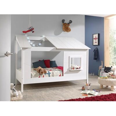 Vipack Charlotte Kinderbett - Hüttendesign, Stabil, 90x200cm Vipack Charlotte Kinderbett - Hüttendesign, Stabil, 90x200cm