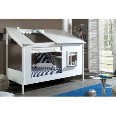 VIPACK Baumhausbett mit Vorhang - Hausbett VIPACK Baumhausbett mit Vorhang - Hausbett