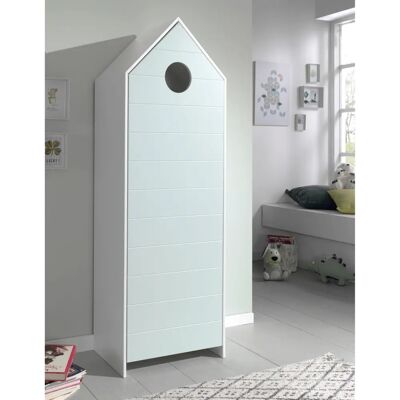 Zelená šatní skříň Vipack Casami - Elegantní úložné řešení Zelená šatní skříň Vipack Casami - Elegantní úložné řešení