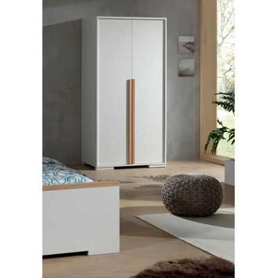 Vipack London Kleiderschrank - 2-türig, Weiß, Ergonomisch & Stilvoll Vipack London Kleiderschrank - 2-türig, Weiß, Ergonomisch & Stilvoll