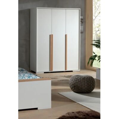 Garde-robe Vipack London - Blanc, 3 Portes, Finition Mélamine - Publicité Garde-robe Vipack London - Blanc, 3 Portes, Finition Mélamine - Publicité