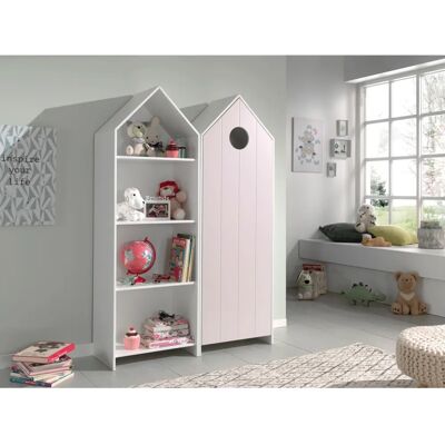 Vipack Casami Kinderzimmer-Set - Weiß/Rosa - Jugendzimmer Vipack Casami Kinderzimmer-Set - Weiß/Rosa - Jugendzimmer