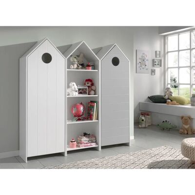 Vipack Casami Kinderzimmer-Set - Weiß/Grau Vipack Casami Kinderzimmer-Set - Weiß/Grau