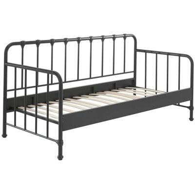 Vipack Bronxx Jugendbett - 90x200cm, Schwarz Vipack Bronxx Jugendbett - 90x200cm, Schwarz