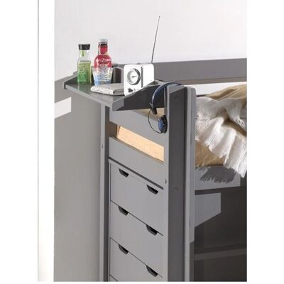 VIPACK Pino Kindersregal - Natürliches Holz - Kinderregal für Hochbett VIPACK Pino Kindersregal - Natürliches Holz - Kinderregal für Hochbett
