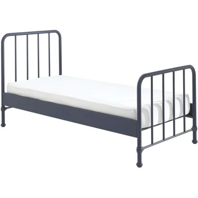 Vipack Bronxx Jugendbett - Metallrahmen - Blau Vipack Bronxx Jugendbett - Metallrahmen - Blau